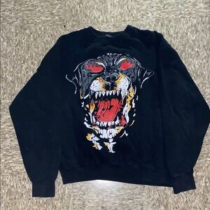 Black Graphic Men’s Sweater